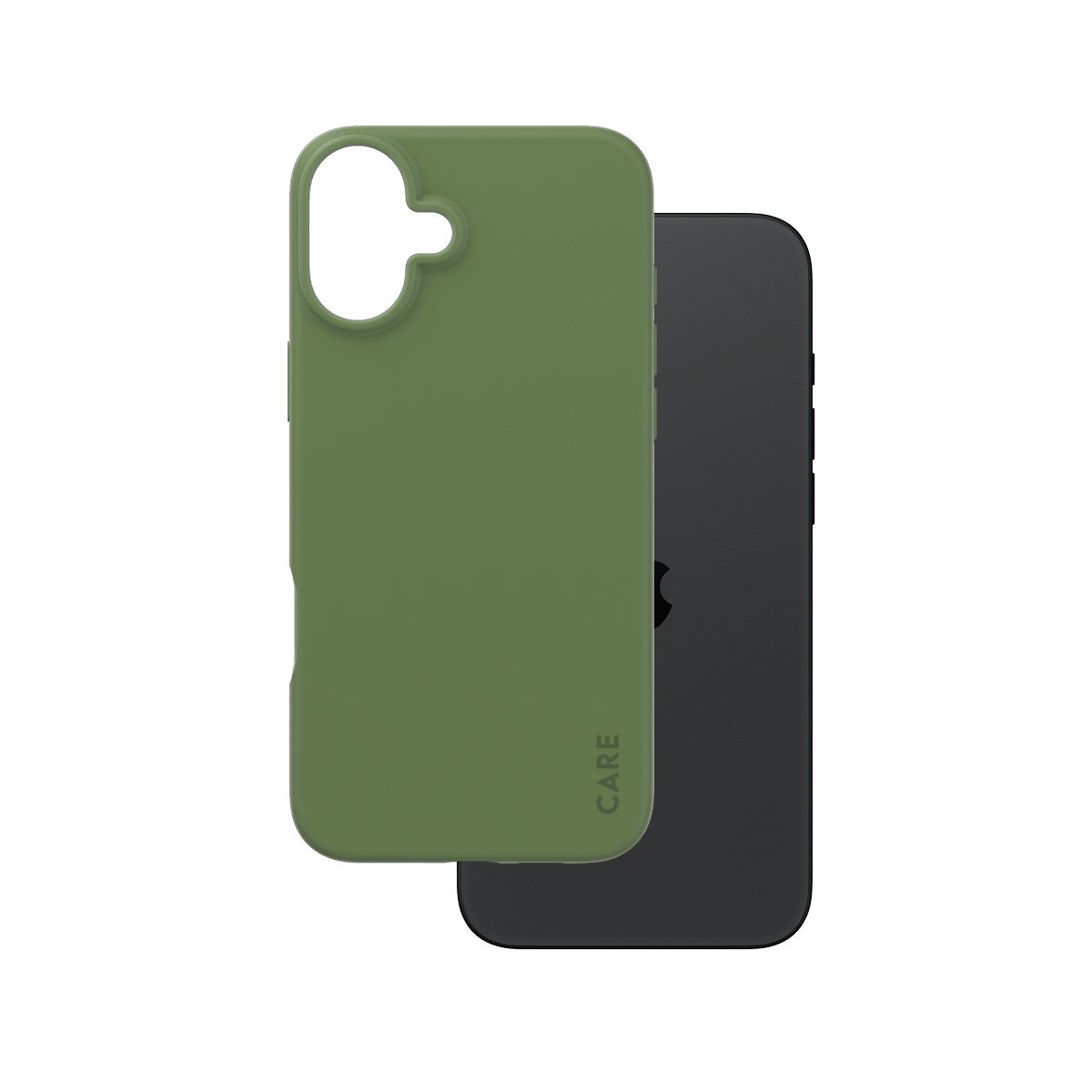 CARE by PanzerGlass® Fashionable Case Green iPhone 16 Plus